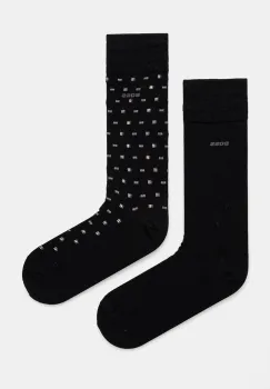 BOSS sosete 2-pack barbati, culoarea negru, 50524282 imagine