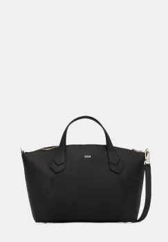 BOSS tote bag pentru femei, cu imitatie de piele Lenah Zip Tote M imagine