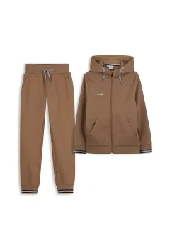 BOSS trening copii culoarea maro, J52399 imagine