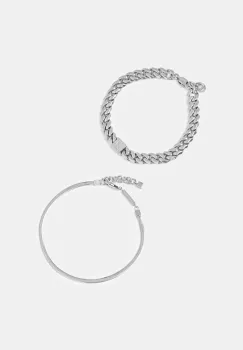 Calvin Klein bratara pentru barbati, din otel inoxidabil pachet de 2 imagine