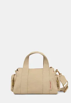 Calvin Klein geanta crossbody de dama din bumbac imagine