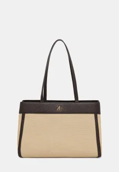 Calvin Klein geanta shopper pentru femei, din bumbac imagine