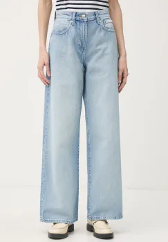 Calvin Klein Jeans blugi wide leg pentru femei imagine