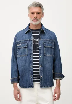 Calvin Klein Jeans camasa pentru barbati, din denim imagine