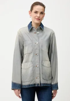 Calvin Klein Jeans geaca de blugi din bumbac imagine