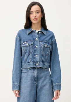 Calvin Klein Jeans geaca de tranzitie pentru femei, din denim imagine