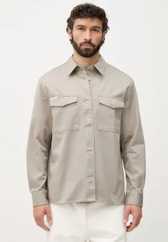 Calvin Klein Jeans geaca tip camasa pentru barbati, din bumbac imagine