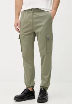 Calvin Klein Jeans pantaloni cargo barbatesti din bumbac cu elastan imagine