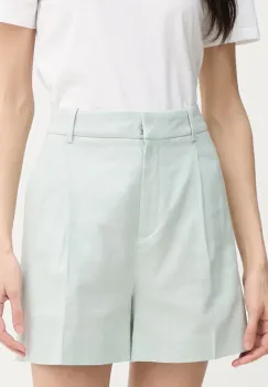 Calvin Klein Jeans pantaloni scurti de dama cu amestec de in imagine