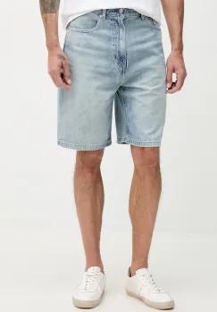 Calvin Klein Jeans pantaloni scurti pentru barbati, cu amestec de in imagine