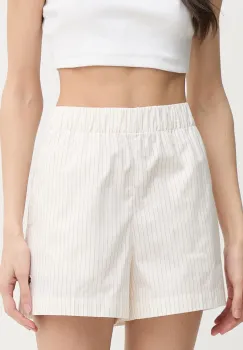 Calvin Klein Jeans pantaloni scurti pentru femei, din bumbac imagine