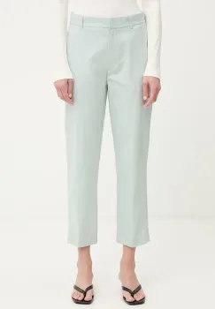 Calvin Klein pantaloni chinos de dama din bumbac cu elastan imagine