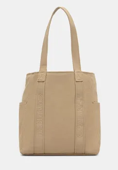 Calvin Klein tote bag pentru femei, din bumbac imagine