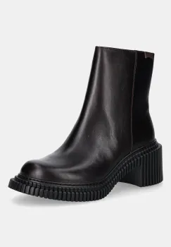 Camper cizme de piele Pix London culoarea bordo, cu toc drept, K400804-004 imagine