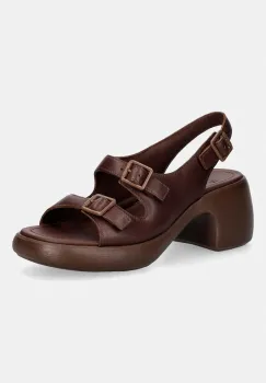 Camper sandale cu toc inalt din piele Thelma Sandal imagine