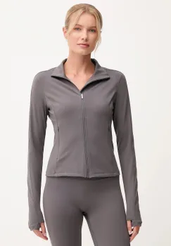 Casall hanorac de antrenament Soft Touch culoarea gri, uni, 25217 imagine