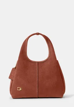 Coach geanta crossbody de dama din piele intoarsa Suade Lana Shoulder Bag 23 imagine