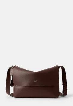 Coach geanta de piele Ludlow Messenger culoarea maro, CCB58 imagine