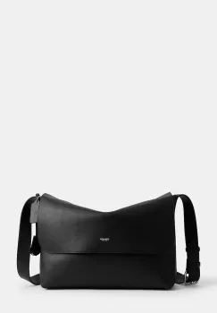 Coach geanta de piele Ludlow Messenger culoarea negru, CCB58 imagine