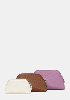 Coccinelle punga cosmetice 3-pack culoarea turcoaz, E5.TMF.25.04.01 imagine