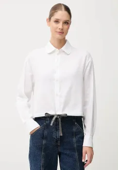 Colmar camasa din bumbac culoarea alb, cu guler clasic, relaxed, 8431.2ZS imagine