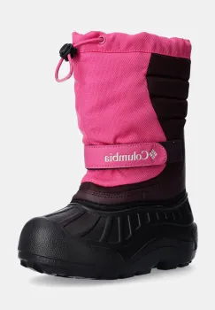 Columbia cizme de iarna copii POWDERBUG SNOWLITE culoarea roz, 2078921 imagine