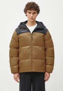 Columbia geaca Puffect barbati, culoarea maro, de iarna, 2086851 imagine