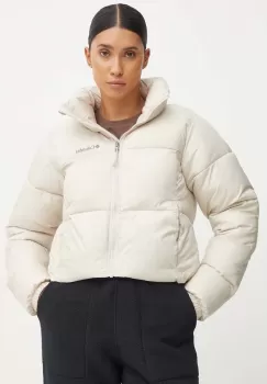 Columbia geaca Puffect Colorblock femei, culoarea bej, de iarna, 2088501 imagine