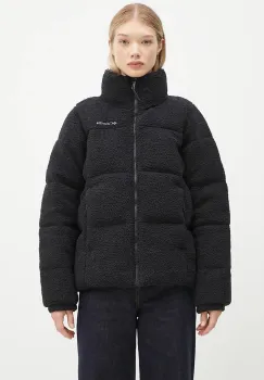 Columbia geaca Puffect Sherpa femei, culoarea negru, de iarna, oversize, 2089231 imagine