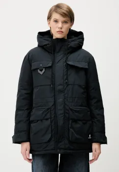 Converse geaca culoarea negru, de iarna, CVW5J005 imagine