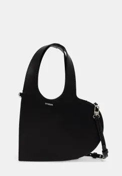 Coperni Geanta crossbody de dama din piele Mini Heart imagine