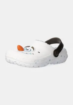 Crocs slapi copii CLASSIC FROZEN OLAF CLOG culoarea alb, 210234 imagine