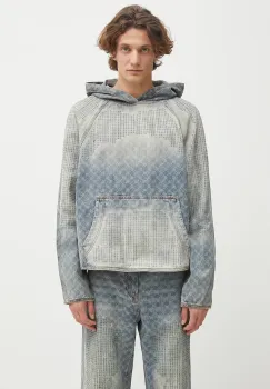 Daily Paper hanorac din denim Destroyed Denim Hoodie imagine