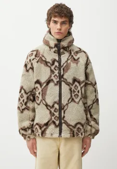 Daily Paper hanorac fleece Burned Shield Sherpa Hoodie imagine