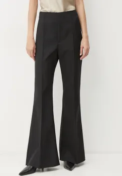Day Birger et Mikkelsen pantaloni Axel femei, culoarea negru, evazati, high waist, DAY65243574 imagine