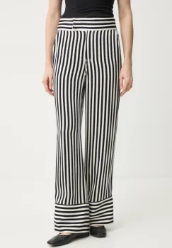 Day Birger et Mikkelsen pantaloni Gabin femei, culoarea negru, drept, high waist, DAY65243685 imagine
