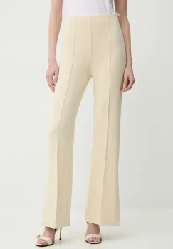 Day Birger et Mikkelsen pantaloni Wagner femei, culoarea bej, evazati, high waist, DAY65243772 imagine