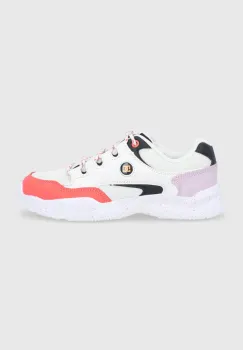 Dc Pantofi culoarea crem, cu toc plat imagine