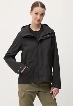 Didriksons geaca MABEL culoarea negru, de tranzitie, 505722 imagine