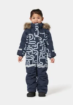 Didriksons salopete de iarna pentru copii BJARVEN PR K COV 2 culoarea bleumarin, 505845 imagine