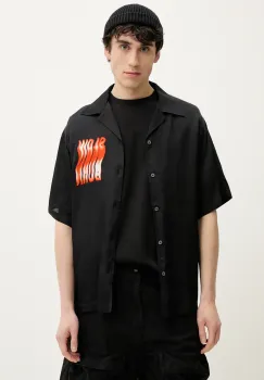 Diesel camasa S-KAROL-A SHIRT barbati, culoarea negru, relaxed, A16460.0KNAK imagine