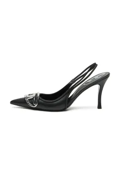 Diesel stilettos de piele D-Venus Sb culoarea negru, Y02985-PR818-T8013 imagine