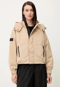 Dkny geaca culoarea bej, de tranzitie, DP5J9595 imagine