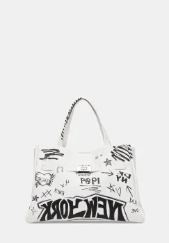 Dkny geanta culoarea alb, R54DDK43 imagine