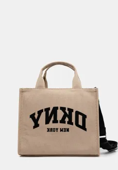 Dkny geanta de bumbac culoarea negru, R41AOR57 imagine