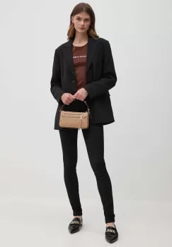 Dkny poseta de piele culoarea bej, R42HKE18 imagine