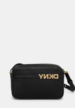 Dkny poseta de piele culoarea negru, R51E1J31 imagine