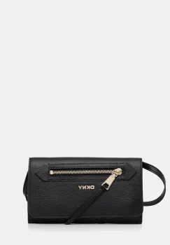 Dkny poseta de piele culoarea negru, R52E3K47 imagine