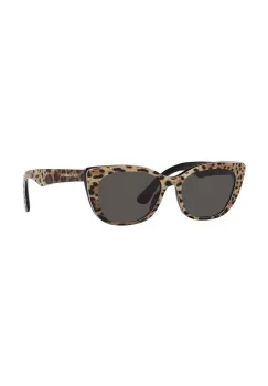 Dolce & Gabbana ochelari de soare copii culoarea maro, 0DX4427 imagine