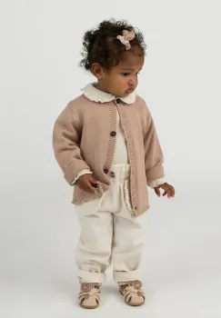 Donsje cardigan din bumbac pentru bebelusi Danta Cardigan Fluffy Bunny imagine